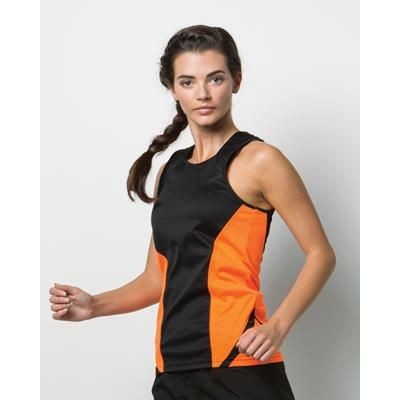 Branded Promotional GAMEGEAR LADIES COOLTEX SPORTS VEST Ladies Top From Concept Incentives.