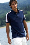 Branded Promotional KARIBAN SAILING BI-COLOUR PIQUE POLO SHIRT Polo Shirt From Concept Incentives.