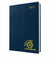 Branded Promotional FINEGRAIN DELUXE MANAGEMENT QUARTO DESK DIARY in Blue from Concept Incentives