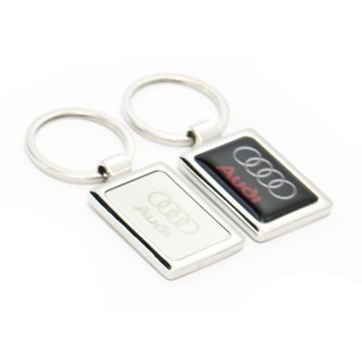 Branded Promotional NEXUS 3 LUXURY FEEL KEYRING with Laser Engraved Logo Keyring From Concept Incentives.