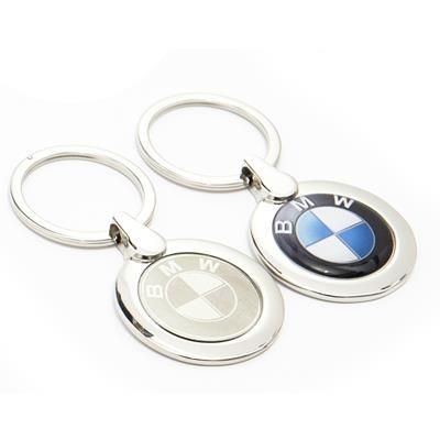 Branded Promotional NEXUS 6 LUXURY FEEL KEYRING with Laser Engraved Logo Keyring From Concept Incentives.