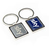 Branded Promotional NEXUS 7 LUXURY FEEL KEYRING with Laser Engraved Logo Keyring From Concept Incentives.