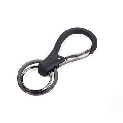 Branded Promotional TROIKA 3 X KEY KEYRING with 2 Rings Keyring From Concept Incentives.