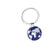 Branded Promotional TROIKA AROUND THE WORLD KEYRING Keyring From Concept Incentives.