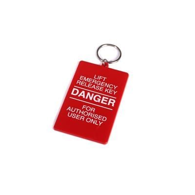 Branded Promotional RECYCLED 80x50mm Rectangular Keyring Keyring From Concept Incentives.