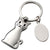 Branded Promotional SILVER PLATED METAL CAT KEYRING with Tag Keyring From Concept Incentives.