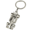 Branded Promotional SILVER CHROME METAL F1 RACING CAR KEYRING Keyring From Concept Incentives.