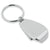 Branded Promotional SILVER CHROME METAL KEYRING AND BOTTLE OPENER Bottle Opener From Concept Incentives.