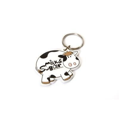 Branded Promotional RECYCLED SHAPE KEYRING Keyring From Concept Incentives.