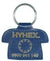 Branded Promotional MOBILE PHONE or SHIRT SHAPE KEYRING Keyring From Concept Incentives.