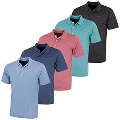 Branded Promotional GREG NORMAN SUBTLE HEATHER PERFORMANCE POLO Polo Shirt From Concept Incentives.