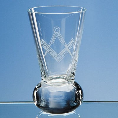 Branded Promotional 11CM LEAD CRYSTAL FIRING GLASS LOVING CUP Loving Cup From Concept Incentives.