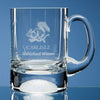 Branded Promotional ONE PINT CRYSTAL GLASS GOLF BALL TANKARD AWARD Award From Concept Incentives.