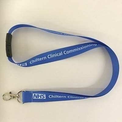 Branded Promotional FLAT POLYESTER LANYARD with Safety Break Lanyard From Concept Incentives.