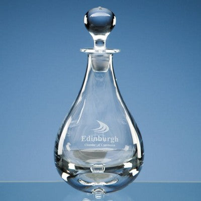 Branded Promotional CRYSTAL GLASS TEAR DROP DECANTER Decanter From Concept Incentives.