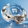 Branded Promotional 10CM OPTICAL GLASS DIAMOND PAPERWEIGHT Paperweight From Concept Incentives.