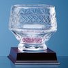 Branded Promotional 11CM LEAD CRYSTAL PANELLED HEELED BOWL Bowl From Concept Incentives.