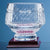 Branded Promotional 17CM LEAD CRYSTAL PANELLED HEELED BOWL Bowl From Concept Incentives.