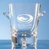 Branded Promotional HANDMADE BUBBLE BASE GLASS ICE BUCKET Ice Bucket From Concept Incentives.