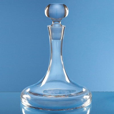 Branded Promotional HANDMADE PLAIN GLASS SHIPS DECANTER Decanter From Concept Incentives.
