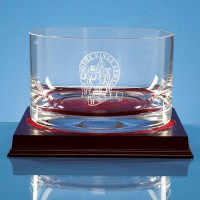 Branded Promotional HANDMADE PLAIN GLASS FRUIT BOWL Bowl From Concept Incentives.