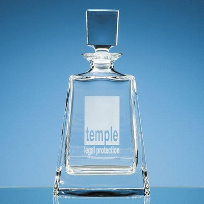 Branded Promotional LEAD CRYSTAL BOSTON GLASS DECANTER Decanter From Concept Incentives.