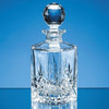Branded Promotional BLENHEIM LEAD CRYSTAL FULL CUT SQUARE SPIRIT DECANTER Award From Concept Incentives.