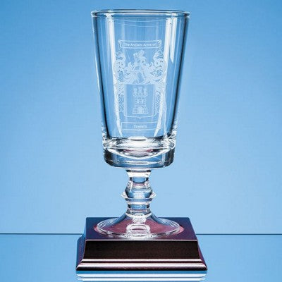 Branded Promotional 20CM HANDMADE PRESENTATION CHALICE Award From Concept Incentives.