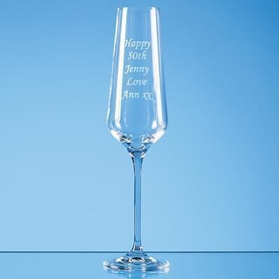 Branded Promotional 180ML INFINITY CHAMPAGNE FLUTE Champagne Flute From Concept Incentives.