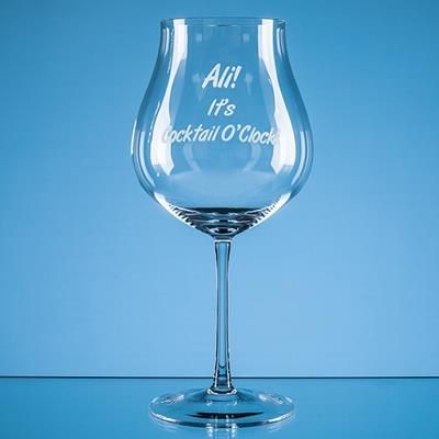 Branded Promotional 760ML INFINITY COCKTAIL GLASS Cocktail Glass From Concept Incentives.