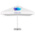 Branded Promotional LARGE ALUMINIUM METAL PARASOL Parasol Umbrella From Concept Incentives.