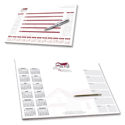 Branded Promotional LARGE FORMAT DESK PAD from Concept Incentives