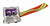 Branded Promotional COMPUTER LOGO BUG with Full Colour Printed Ribbon Advertising Bug From Concept Incentives.