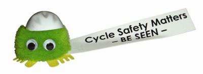 Branded Promotional BICYCLE HAT HELMET LOGO BUG with Printed Ribbon Advertising Bug From Concept Incentives.