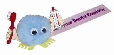 Branded Promotional TOOTHBRUSH HANDHOLDER LOGO BUG with Full Colour Printed Ribbon Advertising Bug From Concept Incentives.