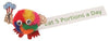 Branded Promotional DART HANDHOLDER LOGO BUG with Full Colour Printed Ribbon Advertising Bug From Concept Incentives.