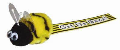Branded Promotional BEE LOGO BUG with Full Colour Printed Ribbon Advertising Bug From Concept Incentives.