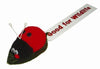 Branded Promotional LEAFY LADYBIRD LOGO BUG with Full Colour Printed Ribbon Advertising Bug From Concept Incentives.