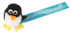 Branded Promotional PENGUIN LOGO BUG with Full Colour Printed Ribbon Advertising Bug From Concept Incentives.