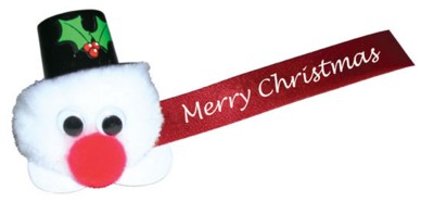 Branded Promotional CHRISTMAS SNOWMAN LOGO BUG Advertising Bug From Concept Incentives.