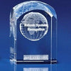 Branded Promotional CRYSTAL GLASS DOME TOWER PAPERWEIGHT Award From Concept Incentives.