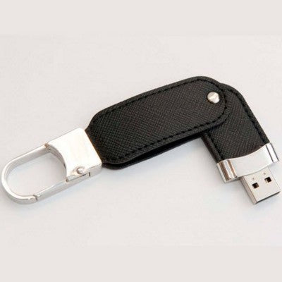 Branded Promotional LEATHER KEYRING USB FLASH DRIVE MEMORY STICK Memory Stick USB From Concept Incentives.