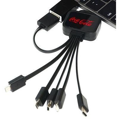 Branded Promotional LED ADAPTOR CABLE Cable From Concept Incentives.