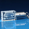 Branded Promotional LED LIGHT KEYRING in Blue or White Light Keyring From Concept Incentives.