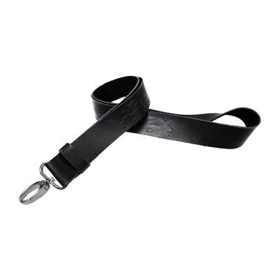 Branded Promotional 1 INCH GENUINE LEATHER LANYARD Lanyard From Concept Incentives.