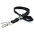 Branded Promotional SIMULATED LEATHER LANYARD Lanyard From Concept Incentives.