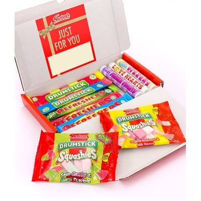 Branded Promotional PERSONALISED LETTERBOX FRIENDLY SWEETS HAMPER 299G Sweets From Concept Incentives.