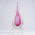 Branded Promotional PINK TEARDROP ON BASE AWARD Award From Concept Incentives.
