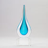 Branded Promotional LIGHT BLUE TEAR DROP ON BASE AWARD Award From Concept Incentives.