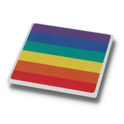 Branded Promotional PRIDE SQUARE COASTER Coaster From Concept Incentives.